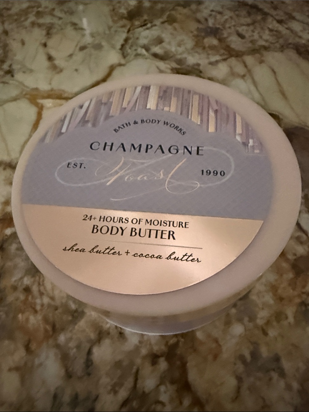 Bath & Body Works Champagne Toast Body Butter - Pink NWT - Picture 2 of 2